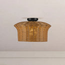 Alora - SF641016MB - One Light Semi-Flush Mount - Kai - Matte Black