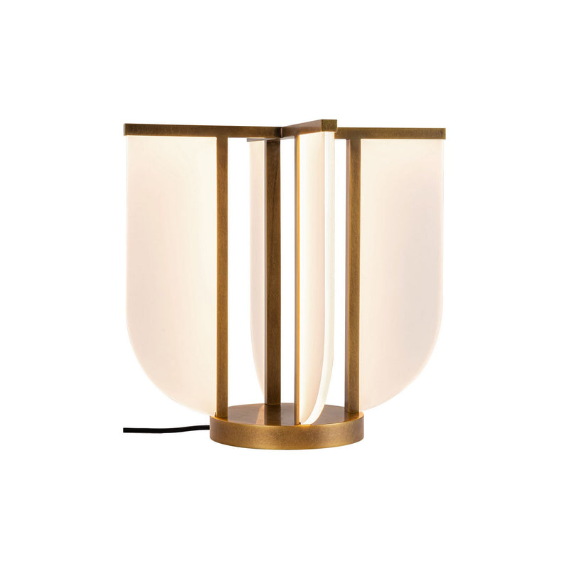 LED Table Lamp<br /><span style="color:#4AB0CE;">Entrega: 4-10 dias en USA</span><br /><span style="color:#4AB0CE;font-size:60%;">PREGUNTE POR ENTREGA EN PANAMA</span><br />Collection: Anders<br />Finish: Vintage Brass
