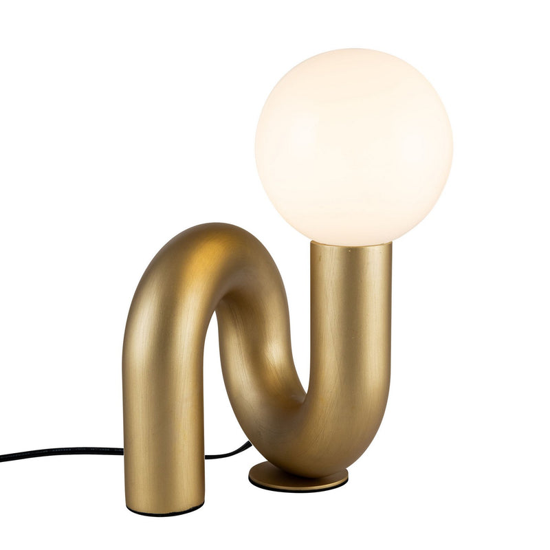 One Light Table Lamp<br /><span style="color:#4AB0CE;">Entrega: 4-10 dias en USA</span><br /><span style="color:#4AB0CE;font-size:60%;">PREGUNTE POR ENTREGA EN PANAMA</span><br />Collection: Sadie<br />Finish: Brushed Gold