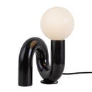 One Light Table Lamp<br /><span style="color:#4AB0CE;">Entrega: 4-10 dias en USA</span><br /><span style="color:#4AB0CE;font-size:60%;">PREGUNTE POR ENTREGA EN PANAMA</span><br />Collection: Sadie<br />Finish: Gloss Black