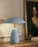 Alora - TL437012CER - LED Table Lamp - Poppy - Cerulean