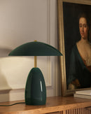 LED Table Lamp<br /><span style="color:#4AB0CE;">Entrega: 4-10 dias en USA</span><br /><span style="color:#4AB0CE;font-size:60%;">PREGUNTE POR ENTREGA EN PANAMA</span><br />Collection: Poppy<br />Finish: Pine Green
