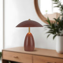 Alora - TL437409BGD - LED Table Lamp - Poppy - Burgundy