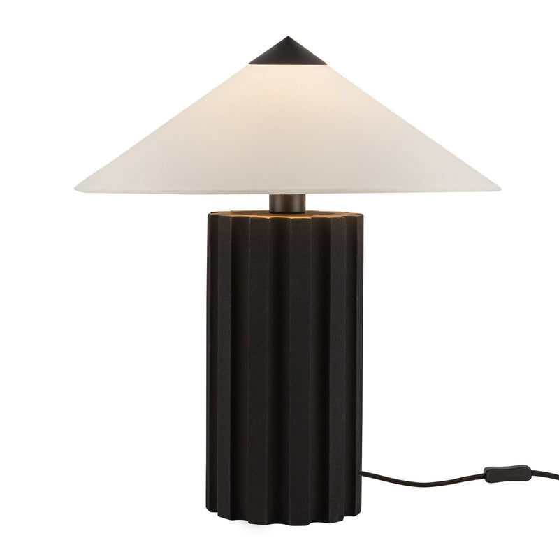 One Light Table Lamp<br /><span style="color:#4AB0CE;">Entrega: 4-10 dias en USA</span><br /><span style="color:#4AB0CE;font-size:60%;">PREGUNTE POR ENTREGA EN PANAMA</span><br />Collection: Ono<br />Finish: Matte Black