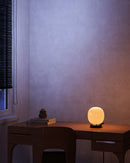 One Light Table Lamp<br /><span style="color:#4AB0CE;">Entrega: 4-10 dias en USA</span><br /><span style="color:#4AB0CE;font-size:60%;">PREGUNTE POR ENTREGA EN PANAMA</span><br />Collection: Cherise<br />Finish: Matte Black/Glossy Ribbed Opal Glass