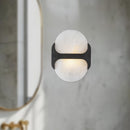 Alora - WV357109UBAR - One Light Wall Vanity - Odin - Urban Bronze/Alabaster
