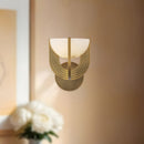 Alora - WV362106VBAR-UNV - LED Wall Vanity - Colette - Vintage Brass/Alabaster