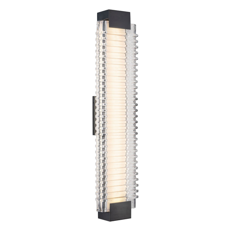 LED Wall Vanity<br /><span style="color:#4AB0CE;">Entrega: 4-10 dias en USA</span><br /><span style="color:#4AB0CE;font-size:60%;">PREGUNTE POR ENTREGA EN PANAMA</span><br />Collection: Alai<br />Finish: Urban Bronze/Ribbed Glass