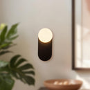 Alora - WV425112MBOP - One Light Vanity - Ariel - Matte Black/Opal Glass