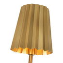 Alora - WV528007AG - One Light Vanity - Plisse - Aged Gold