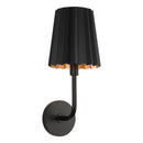 One Light Vanity<br /><span style="color:#4AB0CE;">Entrega: 4-10 dias en USA</span><br /><span style="color:#4AB0CE;font-size:60%;">PREGUNTE POR ENTREGA EN PANAMA</span><br />Collection: Plisse<br />Finish: Matte Black