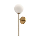 Alora - WV549101AGOP - One Light Wall Sconce - Cassia - Aged Gold/Opal Matte Glass