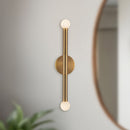 Alora - WV612223BGOP-UNV - LED Wall/Vanity - Arden - Brushed Gold/Opal Glass