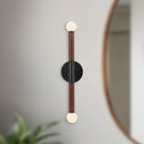 Alora - WV612223MBOP-UNV - LED Wall/Vanity - Arden - Matte Black/Opal Glass