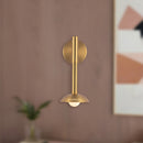 Alora - WV616114BGOP-UNV - LED Wall/Vanity - Arden - Brushed Gold/Opal Glass