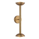 LED Wall/Vanity<br /><span style="color:#4AB0CE;">Entrega: 4-10 dias en USA</span><br /><span style="color:#4AB0CE;font-size:60%;">PREGUNTE POR ENTREGA EN PANAMA</span><br />Collection: Arden<br />Finish: Brushed Gold/Opal Glass