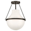 Hinkley - 46891BX - LED Semi-Flush Mount - Collins - Black Oxide