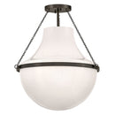 Hinkley - 46893BX - LED Semi-Flush Mount - Collins - Black Oxide