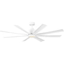 Generation Lighting - 8FLSM65RZWD - 65"Ceiling Fan - Flera Smart 65 LED - Matte White