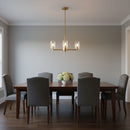 Visual Comfort Studio - 3164203C-848 - Three Light Chandelier - Fullton - Satin Brass