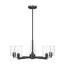 Visual Comfort Studio - 3164205C-112 - Five Light Chandelier - Fullton - Midnight Black