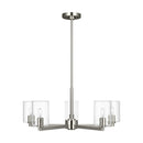 Five Light Chandelier<br /><span style="color:#4AB0CE;">Entrega: 4-10 dias en USA</span><br /><span style="color:#4AB0CE;font-size:60%;">PREGUNTE POR ENTREGA EN PANAMA</span><br />Collection: Fullton<br />Finish: Brushed Nickel