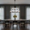 Visual Comfort Studio - 3164209C-112 - Nine Light Chandelier - Fullton - Midnight Black
