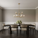 Visual Comfort Studio - 3164209C-848 - Nine Light Chandelier - Fullton - Satin Brass
