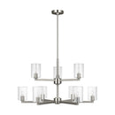 Visual Comfort Studio - 3164209C-962 - Nine Light Chandelier - Fullton - Brushed Nickel