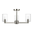 Visual Comfort Studio - 7764203C-962 - Three Light Semi-Flush Mount - Fullton - Brushed Nickel