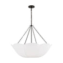 Visual Comfort Studio - AC1174AI - Four Light Chandelier - Stassi - Aged Iron