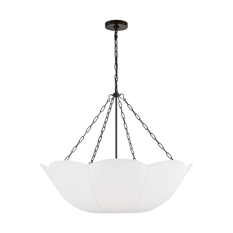 Visual Comfort Studio - AC1174AI - Four Light Chandelier - Stassi - Aged Iron