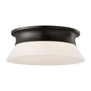 Visual Comfort Studio - AF1192AI - Two Light Flush Mount - Panos - Aged Iron