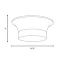 Visual Comfort Studio - AF1202AI - Two Light Flush Mount - Sina - Aged Iron