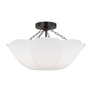Visual Comfort Studio - AF1212AI - Two Light Semi Flush Mount - Stassi - Aged Iron