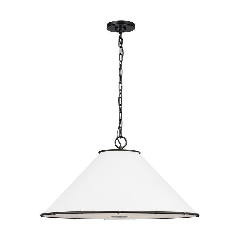 Visual Comfort Studio - AP1283AI - Three Light Pendant - Aldric - Aged Iron