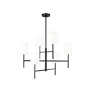 Visual Comfort Studio - BC1006MBK - Six Light Chandelier - Key - Midnight Black