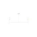 Visual Comfort Studio - BC1012MWT - Two Light Linear Chandelier - Key - Matte White