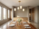 Visual Comfort Studio - BC1024BBS - Four Light Chandelier - Key - Burnished Brass