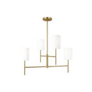 Visual Comfort Studio - BC1024BBS - Four Light Chandelier - Key - Burnished Brass