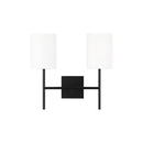 Visual Comfort Studio - BW1012MBK - Two Light Wall Sconce - Key - Midnight Black