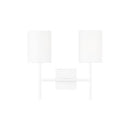 Visual Comfort Studio - BW1012MWT - Two Light Wall Sconce - Key - Matte White