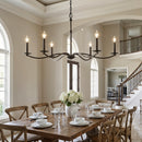 Visual Comfort Studio - CC1766AI - Six Light Chandelier - Wellen - Aged Iron