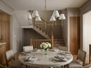 Visual Comfort Studio - CC1786BBS - Six Light Chandelier - Ridgewood - Burnished Brass