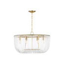 Visual Comfort Studio - CP1456BBS - Six Light Pendant - Pierce - Burnished Brass