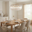 Visual Comfort Studio - CP1466BBS - Six Light Pendant - Pierce - Burnished Brass