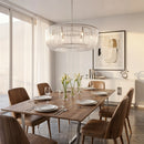 Visual Comfort Studio - CP1466PN - Six Light Pendant - Pierce - Polished Nickel