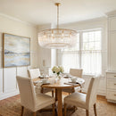 Visual Comfort Studio - CP14710BBS - Ten Light Pendant - Pierce - Burnished Brass
