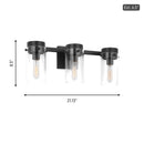 Visual Comfort Studio - CW1003AI - Three Light Vanity - Garrett - Aged Iron