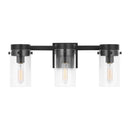 Visual Comfort Studio - CW1003AI - Three Light Vanity - Garrett - Aged Iron